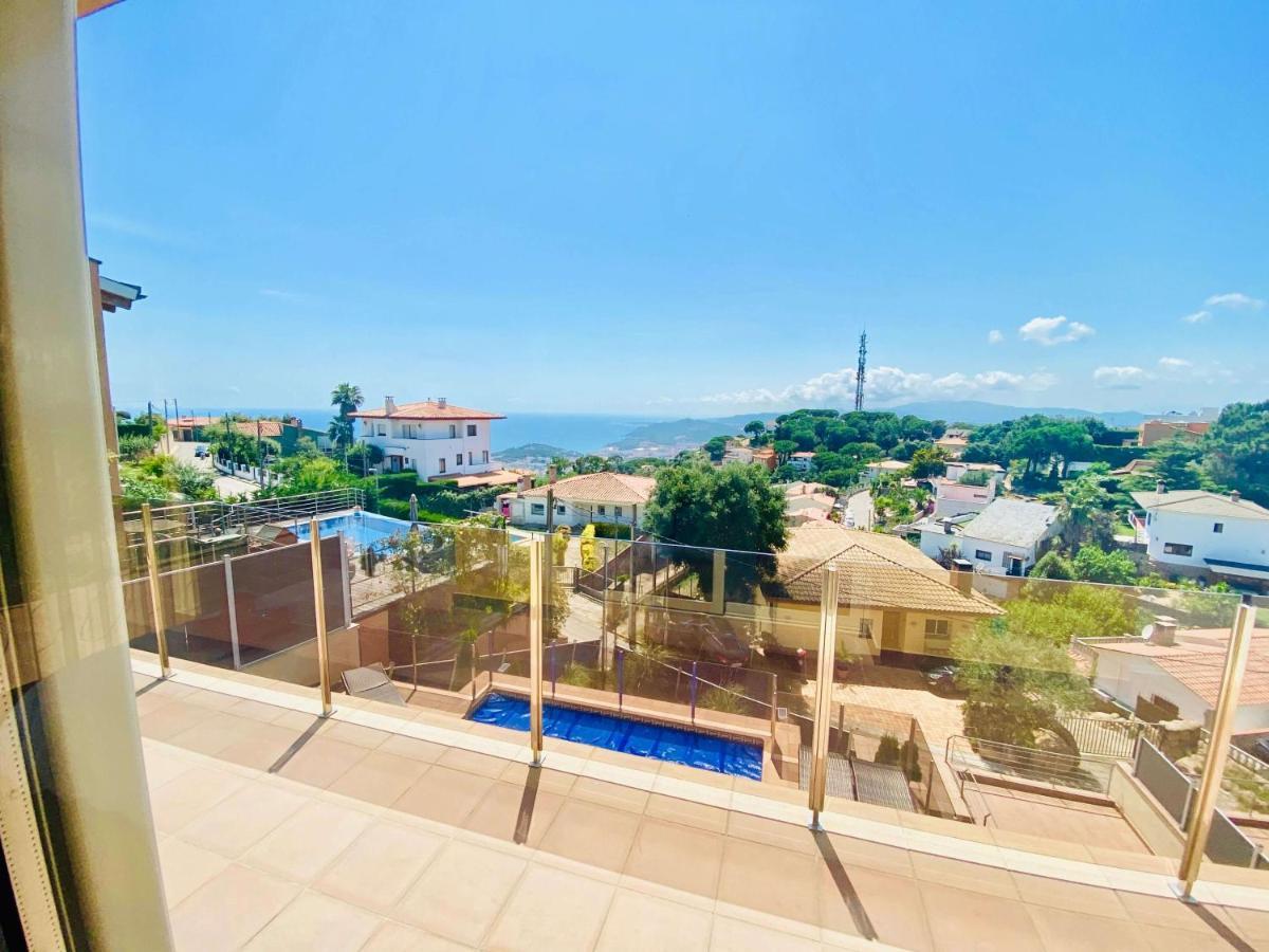Luxury Villa Investingspain With Sea Views, Pool And Jacuzzi Lloret de Mar Eksteriør bilde