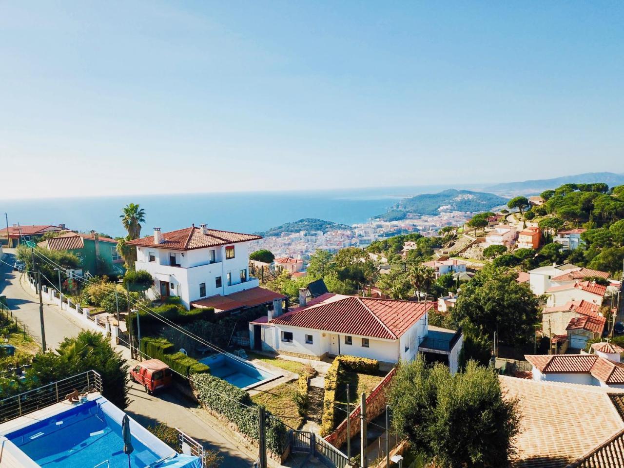Luxury Villa Investingspain With Sea Views, Pool And Jacuzzi Lloret de Mar Eksteriør bilde
